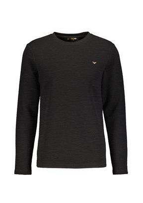 Cazador Siyah Erkek 3 İplik Sweatshirt