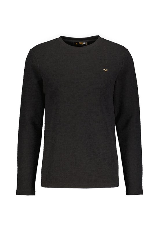Cazador Siyah Erkek 3 İplik Sweatshirt
