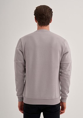 CAZADOR Caz 5082 Erkek Gri Sweatshirt
