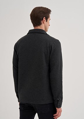CAZADOR CAZ 5098 - 24KCEEO05098 Erkek Antrasit Regular Sweatshirt