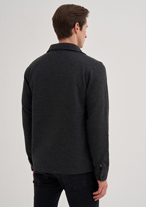 Cazador Antrasit Erkek Regular Sweatshirt