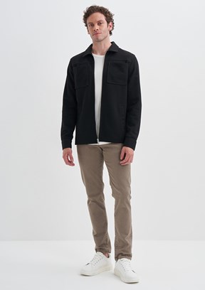 Cazador Siyah Erkek Regular Sweatshirt