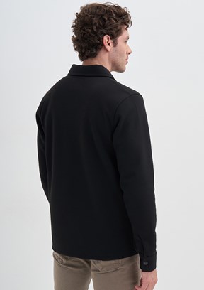 Cazador Siyah Erkek Regular Sweatshirt
