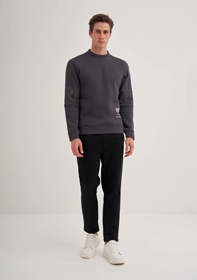 CAZADOR Antrasit Erkek 3 İplik Sweatshirt