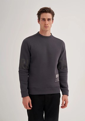 CAZADOR Antrasit Erkek 3 İplik Sweatshirt