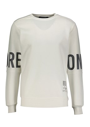 CAZADOR Beyaz Erkek 3 İplik Sweatshirt