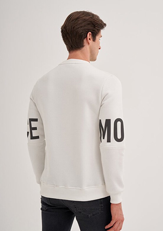 CAZADOR Caz 5132 Erkek Beyaz Sweatshirt