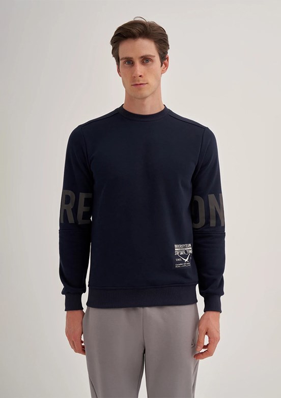CAZADOR Lacivert Erkek 3 İplik Sweatshirt