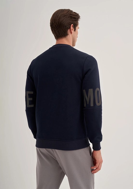 CAZADOR Lacivert Erkek 3 İplik Sweatshirt