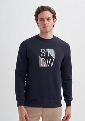 CAZADOR Caz 5138 Erkek Lacivert Sweatshirt