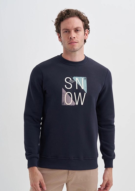 CAZADOR Caz 5138 Erkek Lacivert Sweatshirt