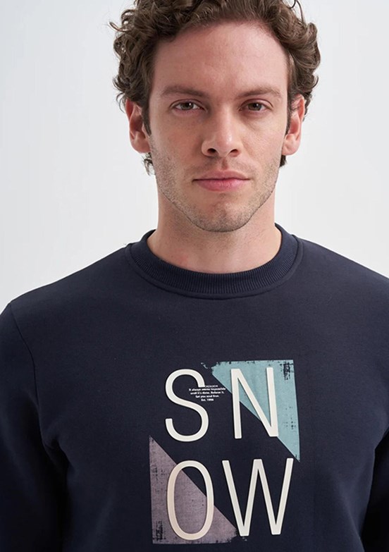 CAZADOR Caz 5138 Erkek Lacivert Sweatshirt