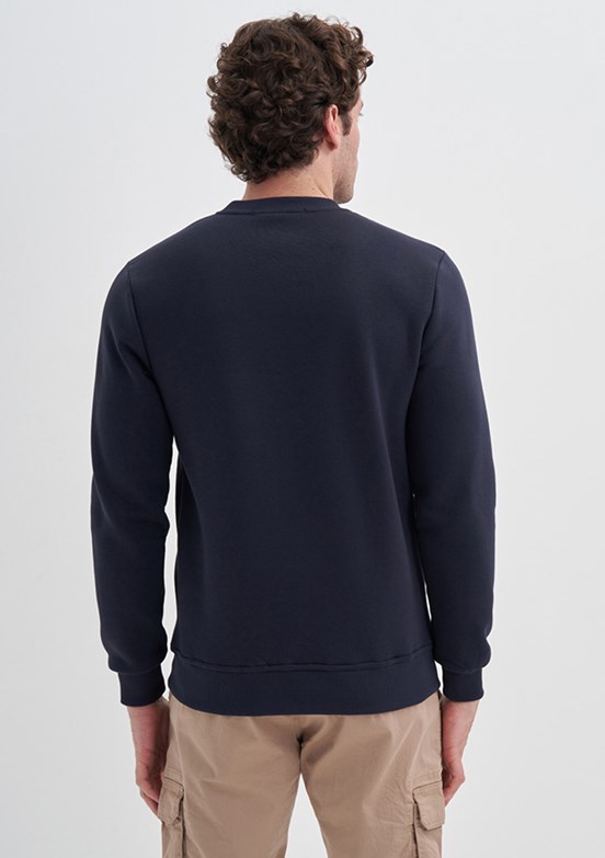 Cazador Lacivert Erkek 3 İplik Sweatshirt