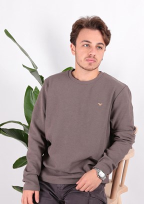 CAZADOR CAZ 5153 - 24KCEEO05153 Erkek Bej Regular Sweatshirt