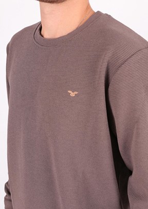 CAZADOR CAZ 5153 - 24KCEEO05153 Erkek Bej Regular Sweatshirt