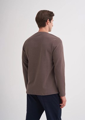 CAZADOR Bej Erkek Regular Sweatshirt