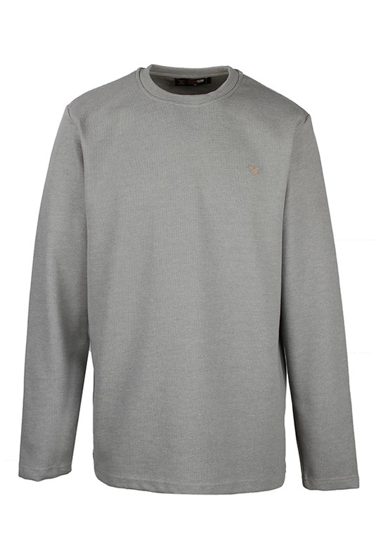 CAZADOR Gri Erkek Regular Sweatshirt