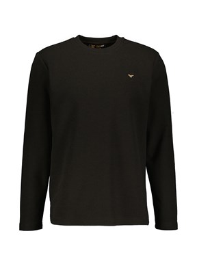 CAZADOR Siyah Erkek Regular Sweatshirt