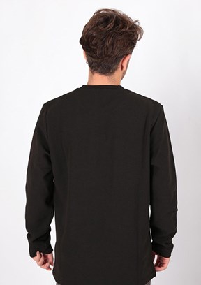 CAZADOR CAZ 5153 - 24KCEEO05153 Erkek Siyah Regular Sweatshirt