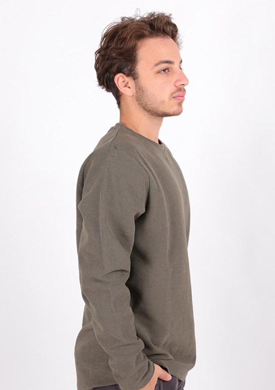 CAZADOR CAZ 5153 - 24KCEEO05153 Erkek Yeşil Regular Sweatshirt