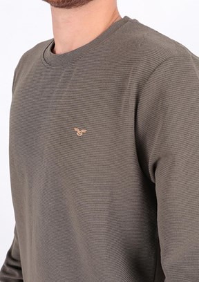 CAZADOR CAZ 5153 - 24KCEEO05153 Erkek Yeşil Regular Sweatshirt