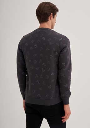 Cazador Antrasit Erkek 3 İplik Sweatshirt