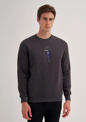 CAZADOR Caz 5170 Erkek Antrasit Sweatshirt