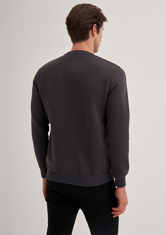 Cazador Antrasit Erkek 3 İplik Sweatshirt