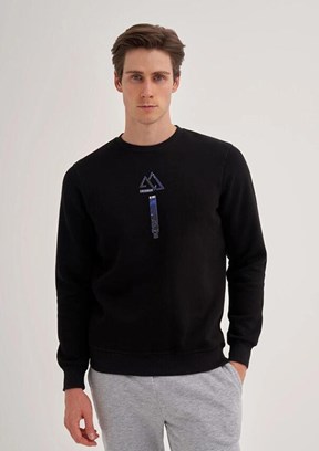 CAZADOR Caz 5170 Erkek Siyah Sweatshirt
