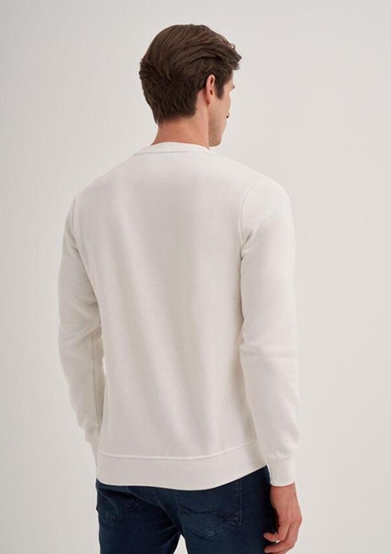 CAZADOR Caz 5172 Erkek Beyaz Sweatshirt