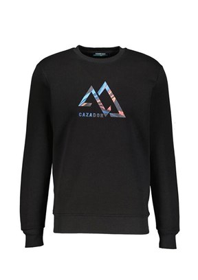 CAZADOR Caz 5172 Erkek Siyah Sweatshirt