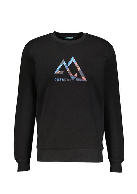 CAZADOR Caz 5172 Erkek Siyah Sweatshirt