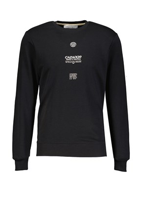CAZADOR Caz 5222 Erkek Siyah Sweatshirt
