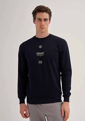 CAZADOR Caz 5222 Erkek Lacivert Sweatshirt