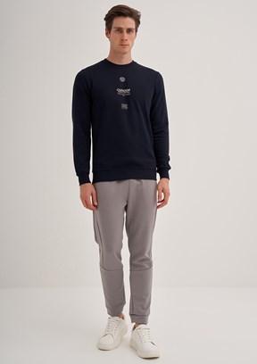 Cazador Lacivert Erkek 3 İplik Sweatshirt