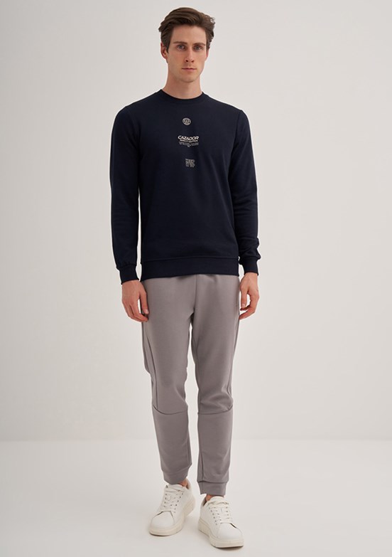 Cazador Lacivert Erkek 3 İplik Sweatshirt
