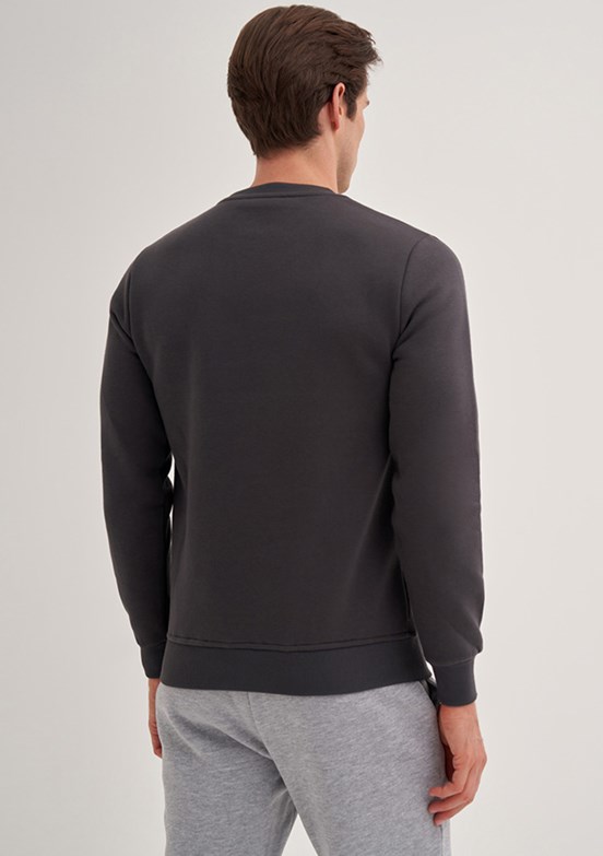 Cazador Antrasit Erkek 3 İplik Sweatshirt