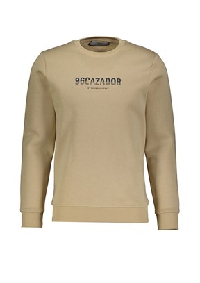 CAZADOR Bej Erkek 3 İplik Sweatshirt