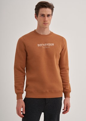 Cazador Kahverengi Erkek 3 İplik Sweatshirt