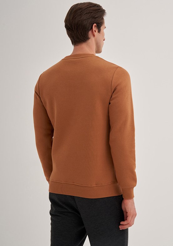 Cazador Kahverengi Erkek 3 İplik Sweatshirt