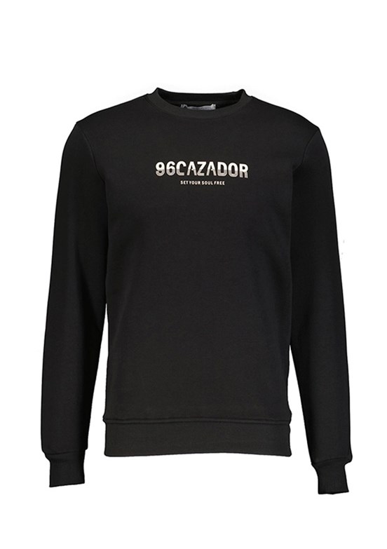 CAZADOR Caz 5226 Erkek Siyah Sweatshirt