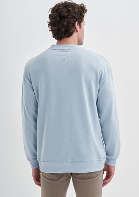 Cazador Beyaz Erkek 3 İplik Sweatshirt