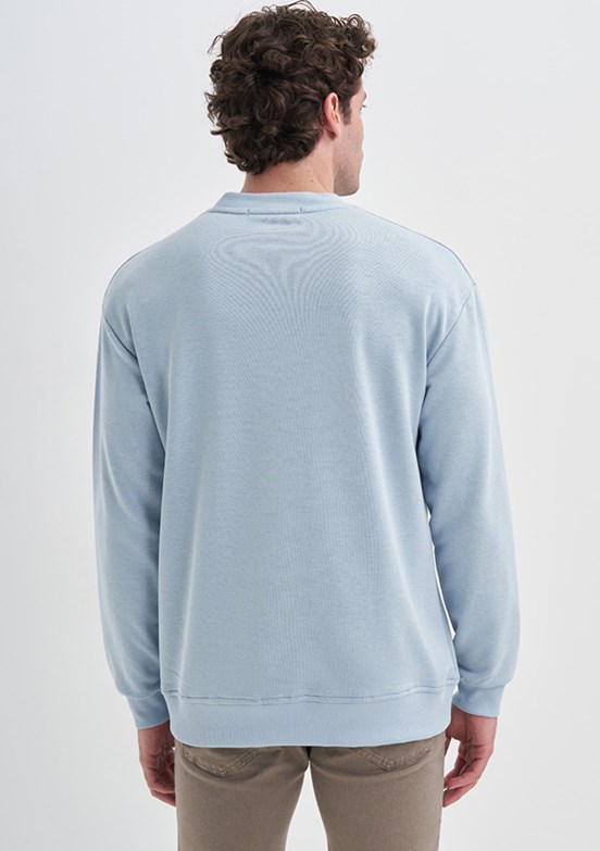 Cazador Beyaz Erkek 3 İplik Sweatshirt