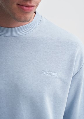 Cazador Beyaz Erkek 3 İplik Sweatshirt