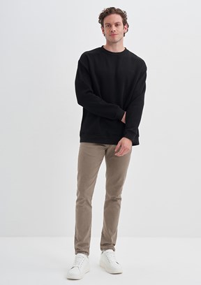Cazador Siyah Erkek 3 İplik Sweatshirt