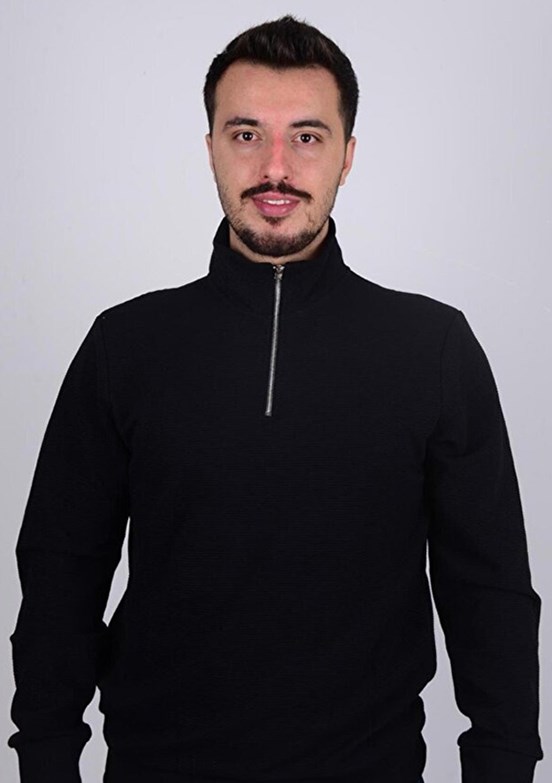 CAZADOR CAZ 5234 - 24KCEEO05234 Erkek Siyah Slim Sweatshirt