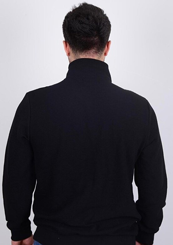 CAZADOR CAZ 5234 - 24KCEEO05234 Erkek Siyah Slim Sweatshirt