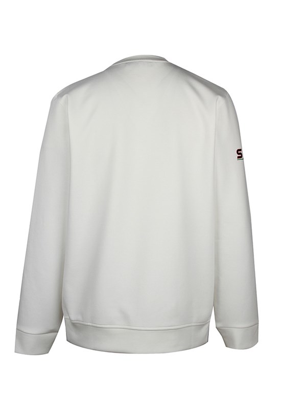 CAZADOR Beyaz Erkek Regular Sweatshirt