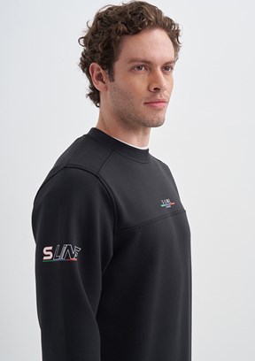 Cazador Siyah Erkek Regular Sweatshirt