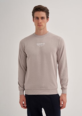 CAZADOR CAZ 5242 - 24KCEEO05242 Erkek Gri 3 İplik Sweatshirt